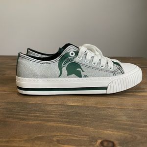 Foco Womens Michigan State casual sneakers.